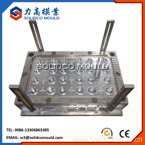 24 Cavities Round Electric Junction Box Injection Mold